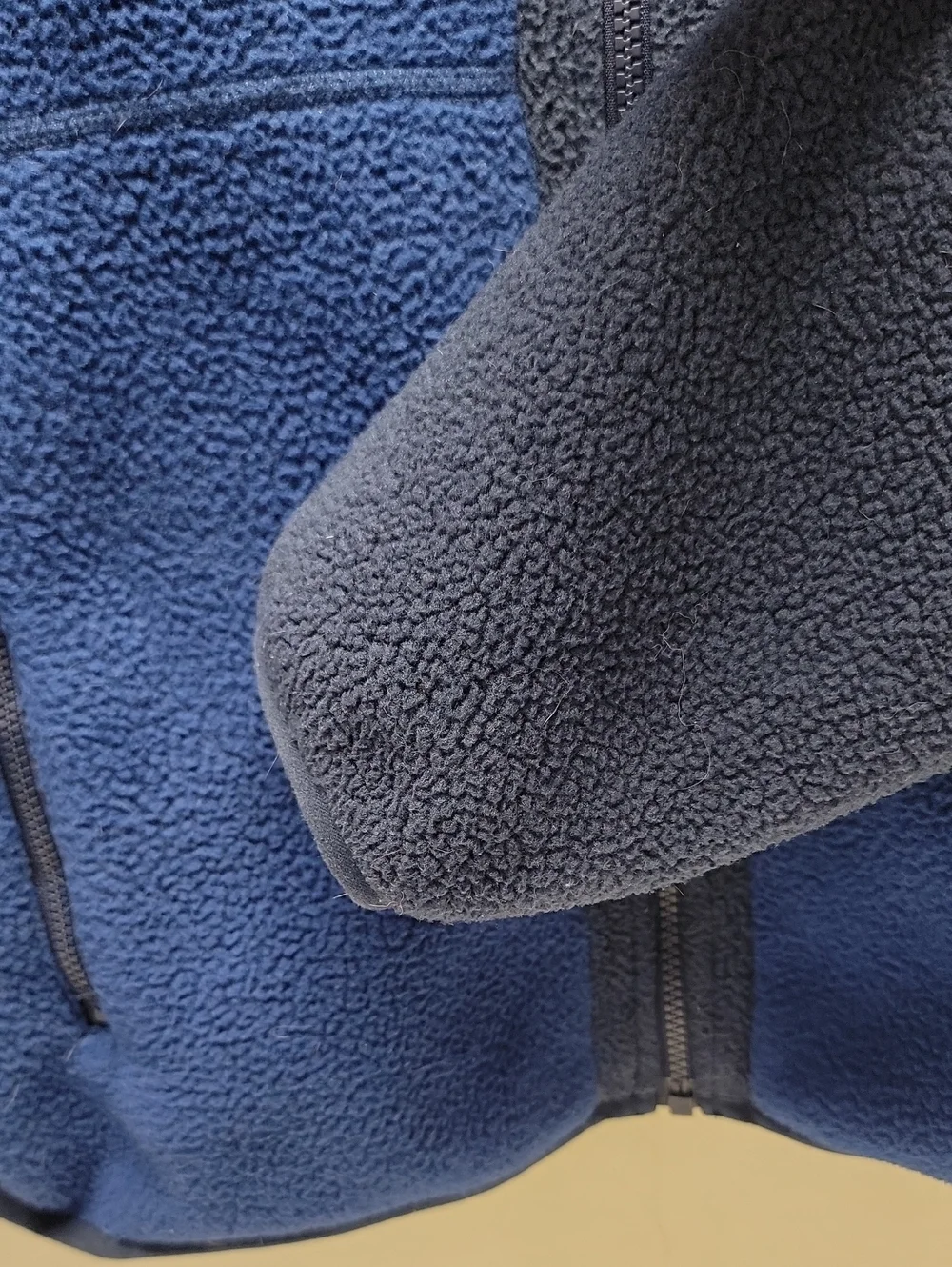The North Face Two-Tone Navy and Royal Blue Yumiori Fleece Jacket Sz